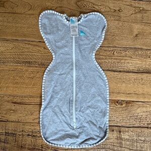 Love to Dream Swaddle Up Original Gray Baby Swaddle with 2-way Zipper- NWOT